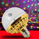 E27 RGB Crystal Ball Rotating Light Bulb Party LED Bulbs Disco Party DJ Lamp
