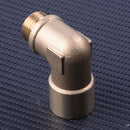 M18 X 1.5 O2 Oxygen Sensor Extender 90 Degree Angled Bung Extension Spacer Brass