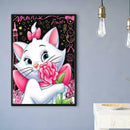 5D DIY Full Drill Diamond Painting Cute Cat Cross Stitch Embroidery Mosaic