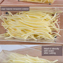 6in1 Wheat Straw Multi-function Vegetable Cutter Shredder Grater Slicer Blue