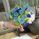 Artificial Gerbera Daisy Flower Decor Wall Bridal Bouquet Flores Top Daisy X2M1