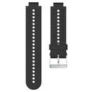 Silicone Porous Watchband for Garmin Forerunner 220 230 235 620 630 (Black) A