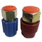 Retrofit 7/16 to 3/8 Conversion Adapter R12 to R134a High/Low AC Fitting