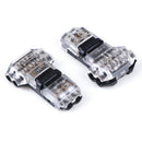 5Pcs 2 Pin T Shape Universal Compact Wire Wiring Connector Terminal Block FT  ^i