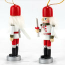 4PCS Christmas Decoration Wooden Tree Hanging Nutcracker Puppet Ornament New Hn
