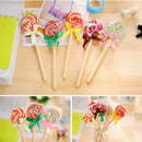 10 pcs novelty Lollipop ballpoint pen school stationary store school suppli D7V4