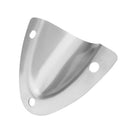 5x Polished Boat Stainless Steel Clamshell Vent/Wire Cover Clam Shell Vent