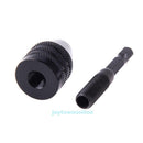 0.6-8mm Keyless Drill Chuck Screwdriver Impact Driver Adaptor Hex Drill Tool