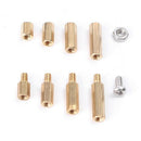 300X Brass M2 Hex Column Standoff Support Spacer Screw Nut Assortment Kit Y9S5