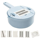9 In 1 Vegetable Cutter Kit Kitchen Shredder Multipurpose Grater Egg White  U8R2