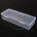 Clear Manicure Storage Box DIY Nail Arts Beads Container Organizer Case Home