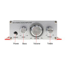 Hi-Fi Bass Tuning 12V Mini Auto Car Stereo Amplifier 2 Channel Audio SubwoofeJ&M