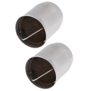 2 PCs 60mm Motorbike Exhaust Pipe Muffler Insert Baffle DB Killer Silencer, New