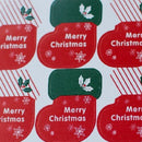 90X Christmas Stocking Santa Stickers Seal Label Cardmaking Scrapbooking CraftLJ