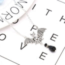 Fashion Simple Bat Crystal Pendant Chain Choker Necklace Collar Jewelry Gift  BX