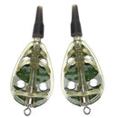 2Pcs 20G Fishing Feeder Rockets Bait Thrower Gear Pit Organ Pellet Holder L