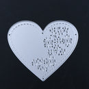 Snow of Heart DIY Metal Scrapbook Craft Embroidery Cutting Die