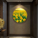 Sunflower 5D DIY Full Round Drill Diamond Painting Mosaic Decor Kit (QF602)