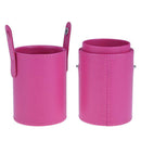 Leather Makeup Brush Pen Storage Empty Holder Cosmetic Cup Case Box