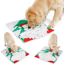 Pet Supplies Dog Training Santa Claus Sniffing Mat Christmas Toys Nose Pad A