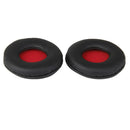 1Pair Headphone Replacement Earpad Cushion For SONY MDR-ZX600 Black With Red