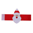 4pcs Christmas Santa Claus Napkin Rings Serviette Holder Xmas Decoration