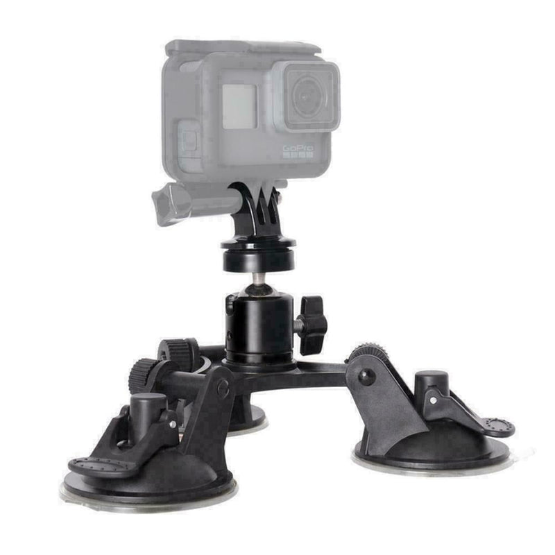 Three Leg Suction Cup Stabilization Bracket Action 360 Hold Camera X3T3 Bra G6X6