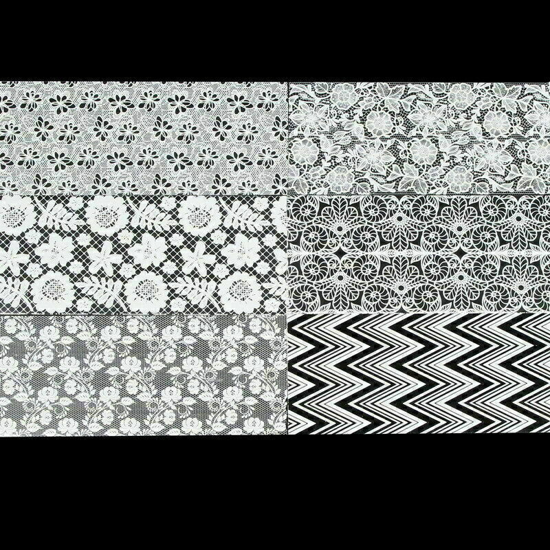20Sheets Lace Nail Transfer Starry Paper Nail Art Foil 2 Decoration P2S2 St Z5W3