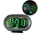 Car Voltage Monitor Clock Digital Thermometer