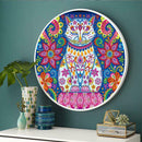 Cat DIY Diamond Painting Pink Tassels Special Shape Drill for Home Pendants