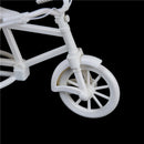 Romantic Tricycle Designed Rattan Flower Basket Vase Props Wedding Home Decor Gw