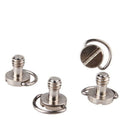 10x Steel 1/4'' D-Ring Screws for Camera Tripod Monopod Quick Release Plate