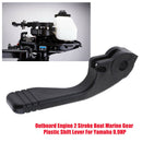 Marine Gear Shift Lever Easy Install Black 2 Stroke Outdoor for Yamaha 15HP 18HP