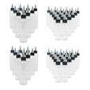 60Pcs Empty Squeeze Bottle Twist Cap Glue Bottle Sauces Dressings Paints Craft