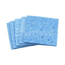 5pc 6cm*6cm Blue Soldering Iron Solder Tip Welding Cleaning Sponge Pads Size New