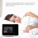 Projection Weather LCD Digital Alarm Clock, Backlight LED Color Display