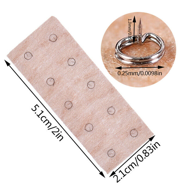 100pc/box 0.25*1.3mm needles disposable acupuncture press needles for ears s BX