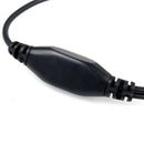 Acoustic Tube Throat Mic Earpiece Earphone for Baofeng UV-9R GT-3WP UV-82WP