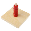 Montessori Cylindrical Vertical Dial Lantern Ring For Preschool Teaching Aid