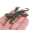 12Pcs/set small plastic lizard gecko reptiles gigures kids party bag fillers OZ