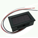 3 Wire Green LED Digital Display Voltage Meter Voltmeter Car Motor 0.56''