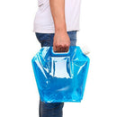 5LOutdoor Portable Camping Drinking Bottle Folding Water Bag Carrier Contai F3U3