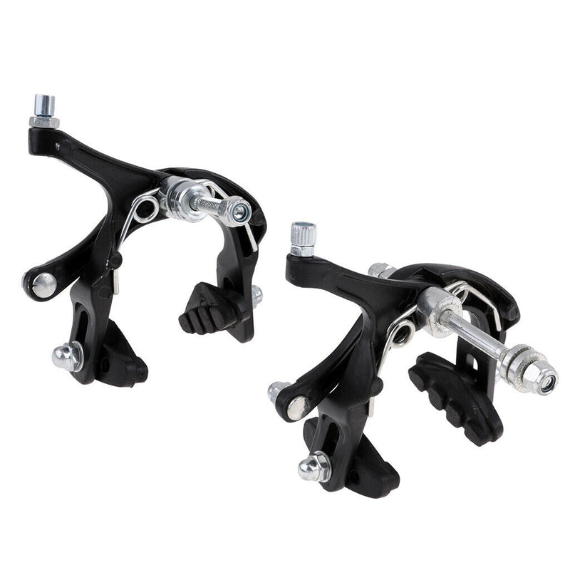 1 Set Side Pull  Front Rear Caliper Brake Set Bike Lever Cable Black