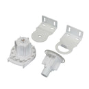 White 2638 Roller Blind Shade Clutch Bracket Parts Kits, For 38mm Dia. Aluminum