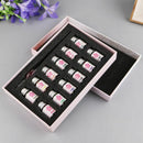 13Pcs/Set Bottled Dip Glass Pen Ink With Fountain Dip Writing Signature Pen Gift