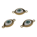 60pcs Alloy Evil Eye Charms Amulet Pendants For Jewelry Makings DIY Findings