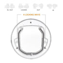 Cat Flap Door, 4 Way Locking Cat Doors, Small Pet Door for Cats, Small Dogs