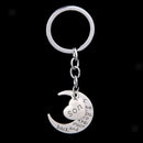 Fashion Charms I Love You To The Moon & Back Keyring Keychain Xmas Gift-Son