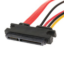 SATA 15+7pin Serial ATA Data and Power Combo Cable ( SATA 22Pin to 7Pin Data +