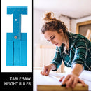 Aluminum Table Saw Height Ruler Depth Gauge Woodworking Measuring Tools